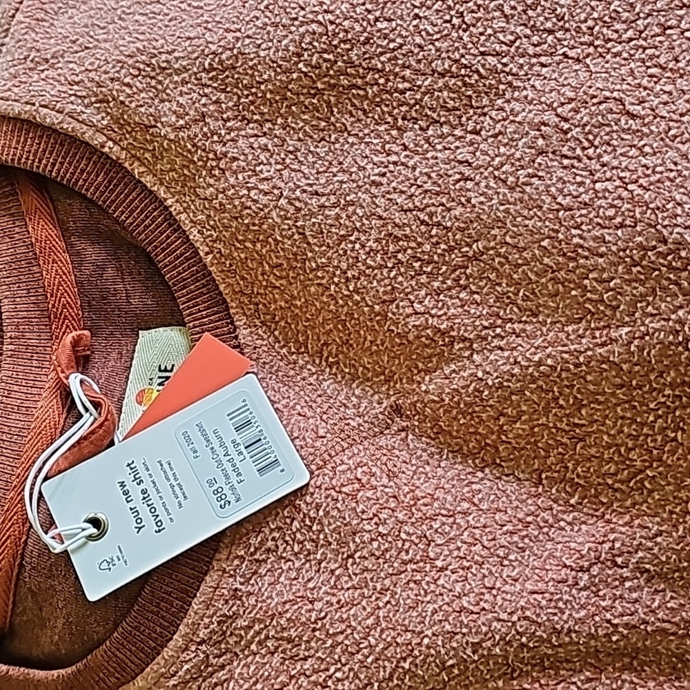 Marine layer Norfolk fleece out crew sweatshirt - Picture 4 of 8